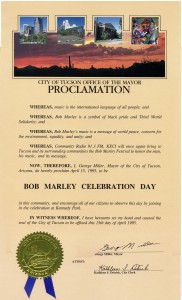 City of Tucson Honors Festival Tour Proclamation